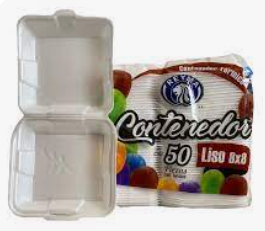 contenedor 8*8 liso c/ 50 pzs