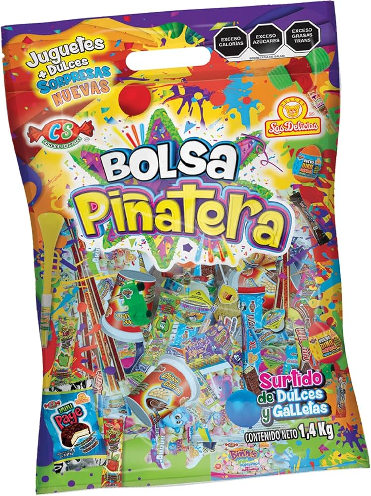 Bolsa piñatera las delicias 1.5 kg / 5 bolsas
