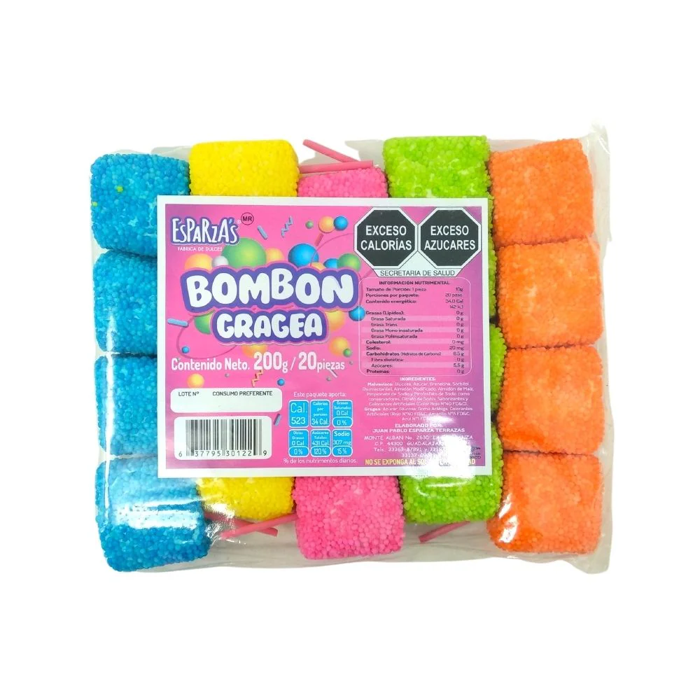 Bombon Grajea Mega 20pz