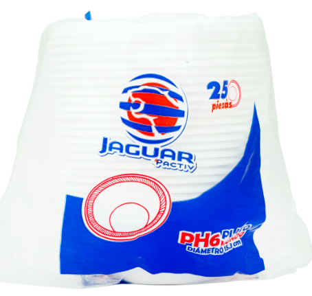 Bulto Plato Termico 006 Jaguar 500pz