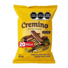 CHOC.CREMINO STICK BLS NUTRESA 20pz