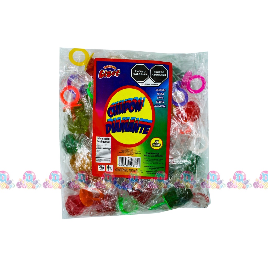 CHUPON DIAMANTE (15gr 18pzs 14bls)