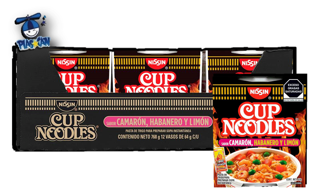 Caja Sopa Nissin Habanero /12pz