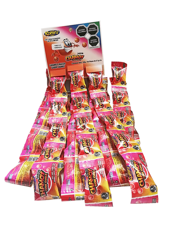 Caramelo Komiru Tira Chamoy / 60pz