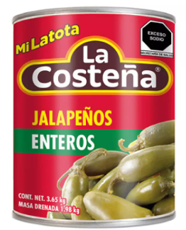 Chiles Jalapeños /3.650 Kg
