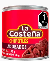 Chiles chipotles La Costeña en adobo 105 