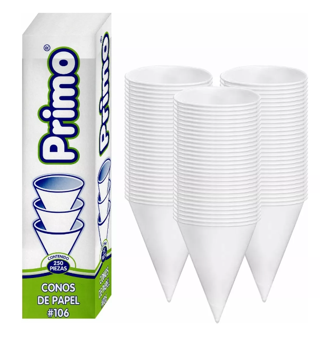 Cono papel PRIMO #106 c/250pz