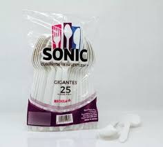 Cuchara Sonic Gigante / 25pz