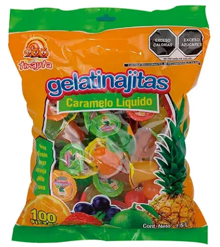 Gelatinajitas bolsa /100pz