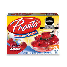 gelatina pronto cereza 84 grs.