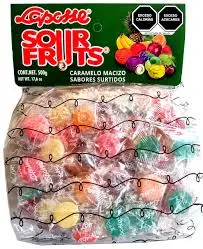 Caramelo Laposse Sour Fruts 500g 