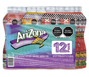 [ARIZ2] ARIZONA SABORES 12 Pz BOTELLIN 