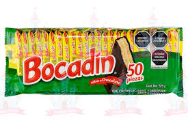 Bocadin Chocolate /50pzs /12 paquetes