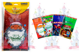 Bolsa Navideña Celofan Chica 25pz