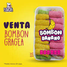Bombon Grajea Banano 30pz
