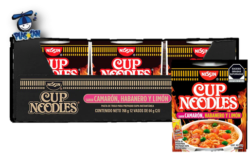 Caja Sopa Nissin Habanero /12pz