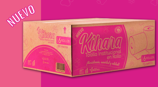 Caja Toalla Seca manos Kihara180m / 6R