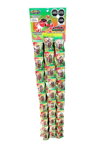 Caramelo Komiru Tira Sandia/ 60pz