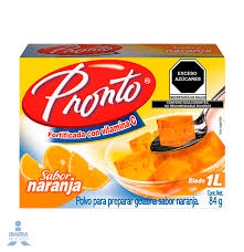 gelatina pronto naranja 84 grs.
