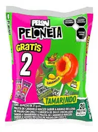 Paleta Peloneta Tamarindo / 20pz +2 